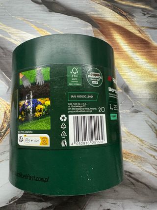 Bordo Giardino Parkside Verde 9m x 15cm