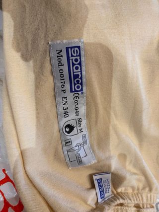 Mono Ignífugo Galuppo y toda ropa interior Sparco