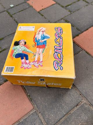 Patines Retro Blancos y Verdes