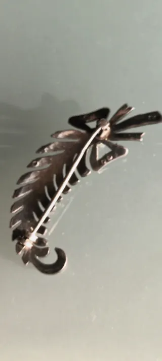 Alfinete Português Antigo Prata