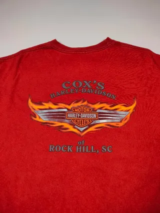Harley Davidson Camiseta Gráfica USA Rock Hill Vin