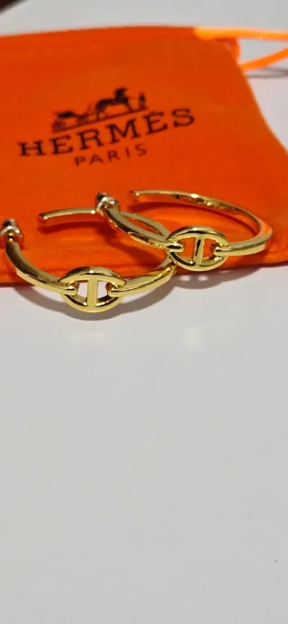 Pendientes Aro Hermes Dorados