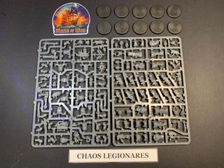10 Legionaries Chaos Space Marines Warhammer 40k