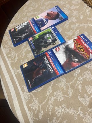 Pack 5 Giochi PS4: God of War, FIFA, MW2, TLOU, Un