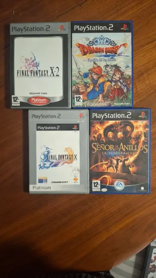 Final Fantasy X, X-2, Dragon Quest y LOTR