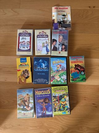Lote 11 VHS Infantiles Originales
