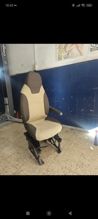 Asiento copiloto Ducato+tapicería 1+1