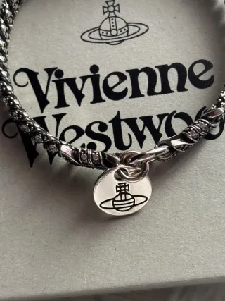Pulsera Vivienne Westwood Trenzada con Circonitas