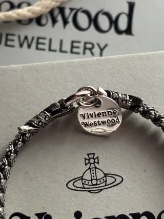 Pulsera Vivienne Westwood Trenzada con Circonitas