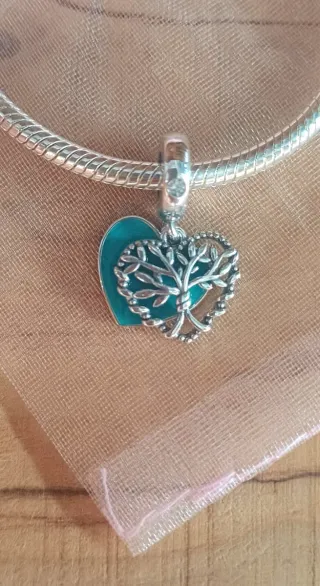 Charm Colgante | Corazón Árbol de la Vida