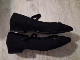 Zapatos Baller Negros Mujer