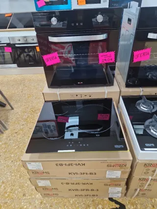 Horno + Placa Inducción Kroms