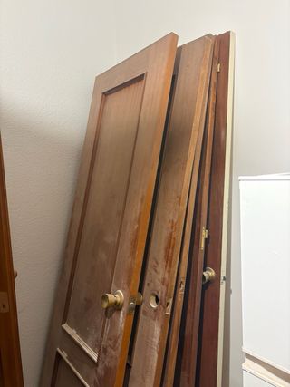 Puertas de madera maciza