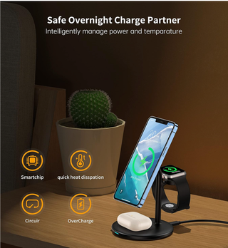 Caricabatterie wireless 3 in 1 MagSafe