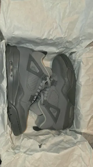 Air Jordan 4 Retro Grigio Bianco