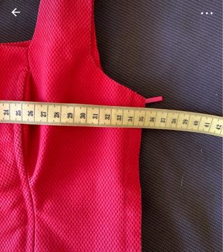 Falda y corpiño flamenca blanco y rojo