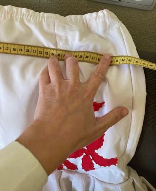 Falda y corpiño flamenca blanco y rojo