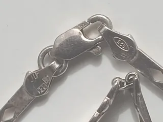 Bonita pulsera de plata vintage