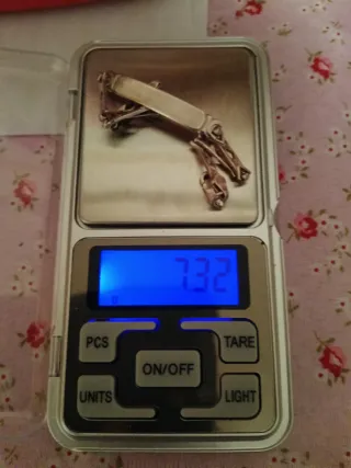 Bonita pulsera de plata vintage