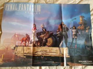 Póster Final Fantasy VII Remake. de segunda mano por 5 EUR en