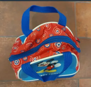 Neceser Mickey Mouse Disney Azul y Rojo