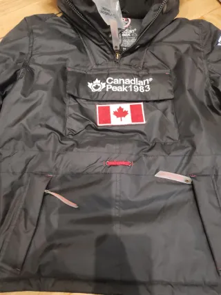 URGE Chaqueta Parka Canadian Peak Negra Talla 10