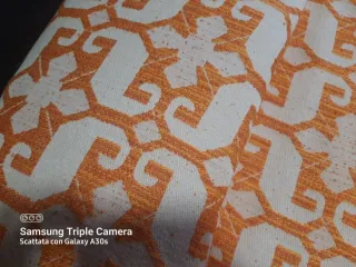 Copriletto Paoletti Beige/Arancio Nuovo mai usato.