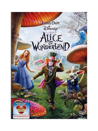 Alice in Wonderland DVD Disney Johnny Depp
