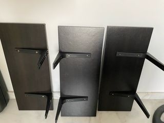 3 Estanterías Ikea Madera Oscura