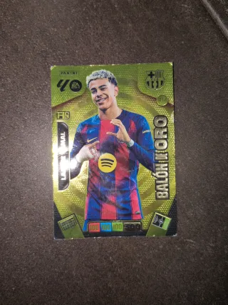 Cromo Lamine Yamal Balón de Oro Panini