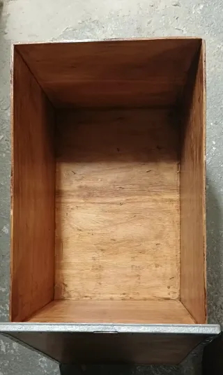 2 unidades Baúl de madera con ruedas, 50 cada uno