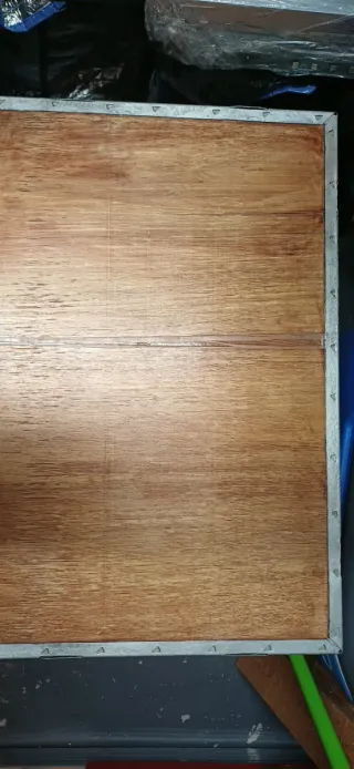 2 unidades Baúl de madera con ruedas, 50 cada uno