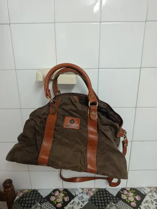 Bolso de viaje Samsonite marrón