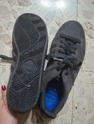 Adidas Superstar Scarpe Uomo Grigie Nere