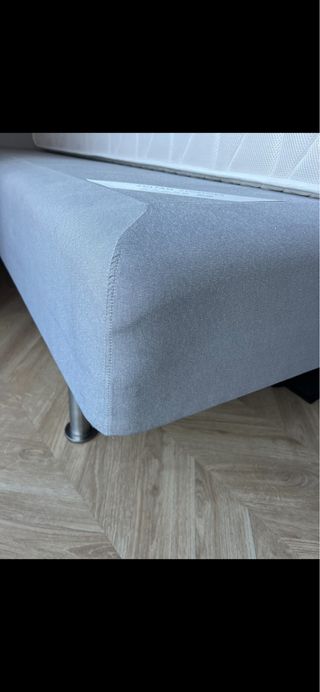 Base de cama IKEA LYNGÖR gris oscuro 90x200