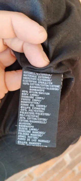 Cazadora Scott Negra Talla L