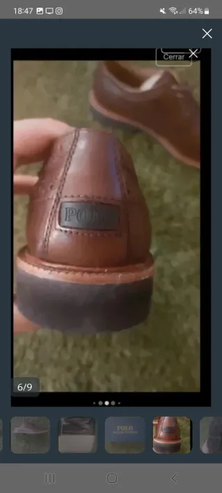 Zapatos Oxford Ralph Lauren Marrones Hombre