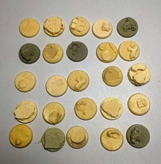 Set 49, 25 Bases de 25mm, tematica variada