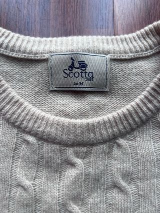 Jersey Scotta Beige Talla M
