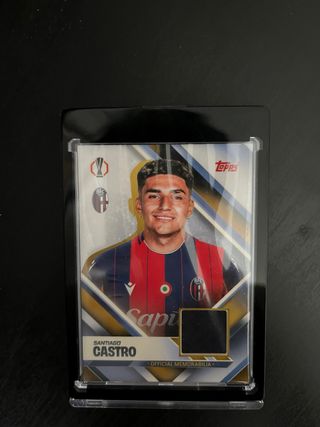Cromo Santiago Castro,  Reliquia, Topps Oficial