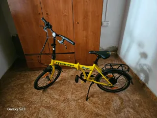 Bicicleta pieghevole Moma Ricola gialla nuova