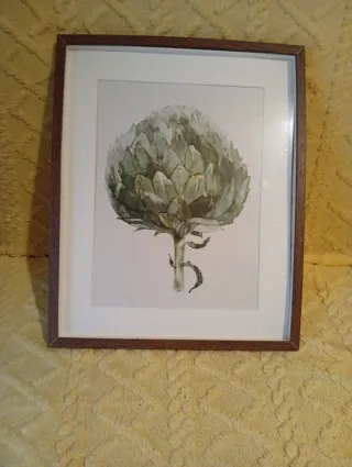 Cuadro Ikea Alcachofa Marrón y Verde