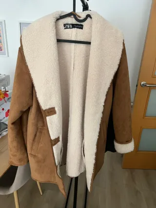 Chaqueta Zara efecto ante forrada