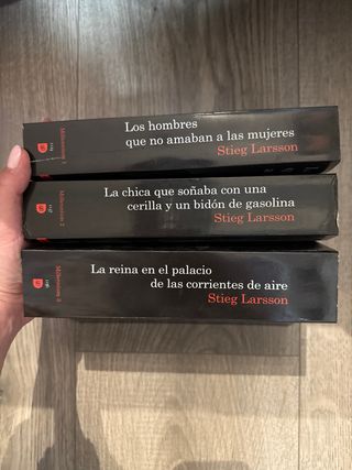 LIBROS 1 a 3 SAGA MILLENIUM