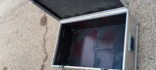 Flightcase maleta metálica, ruedas con Ruedas