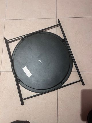 Mesa auxiliar redonda desmontable