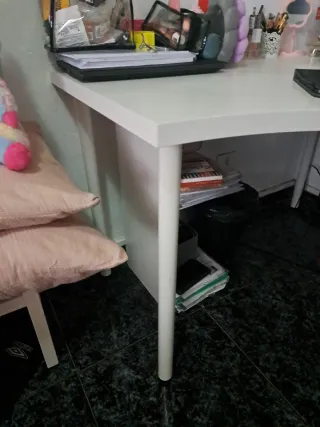 Escritorio esquinero blanco