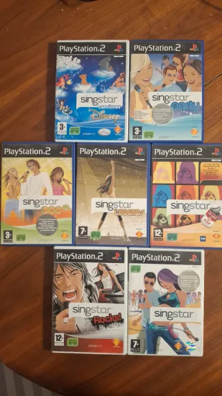PlayStation 2 Singstar Juegos (Lote)