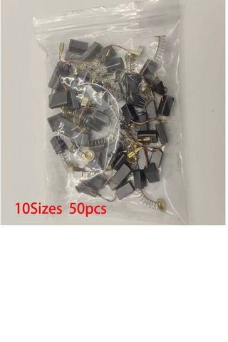 50 pz Spazzole Carbone per Utensili