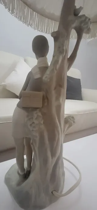 Lámpara Vintage Porcelana Española